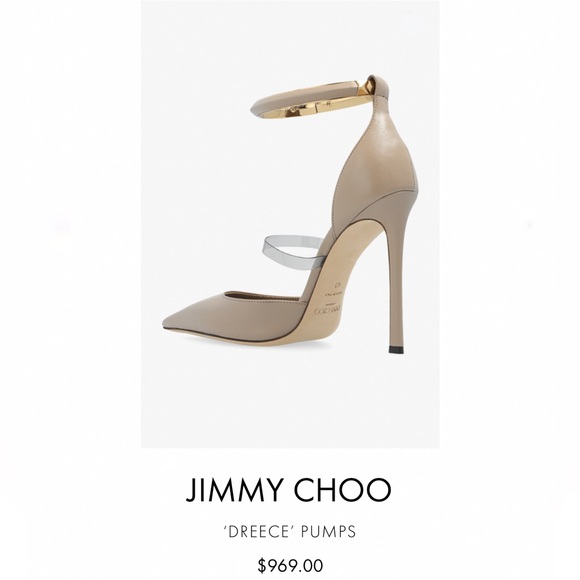 🛍️ Jimmy Choo ‘DREECE’ PUMPS 110 stone smoke - Picture 2 of 13